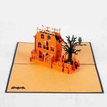 Load image into Gallery viewer, Greeting Card - Halloween , design pop up, 3D Pop up Card, 3D pop-up Anniversary, 3D pop-up halloween, 3D popup card, pop up card 3D
